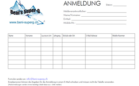 Anmeldung